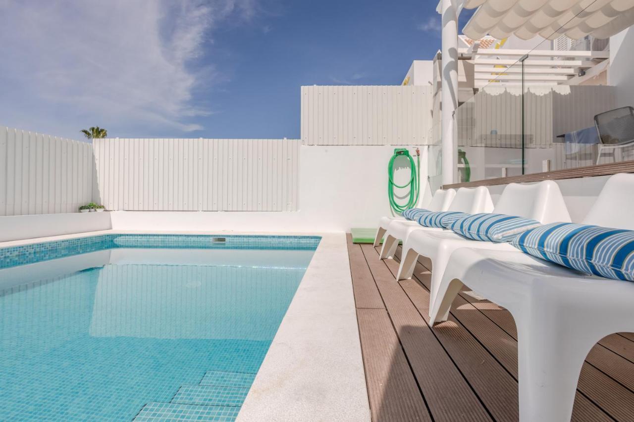 Seascape Villa Private Pool & Rooftop Jacuzzi With Sea View Near Manta Rota Beach Vila Nova de Cacela Dış mekan fotoğraf