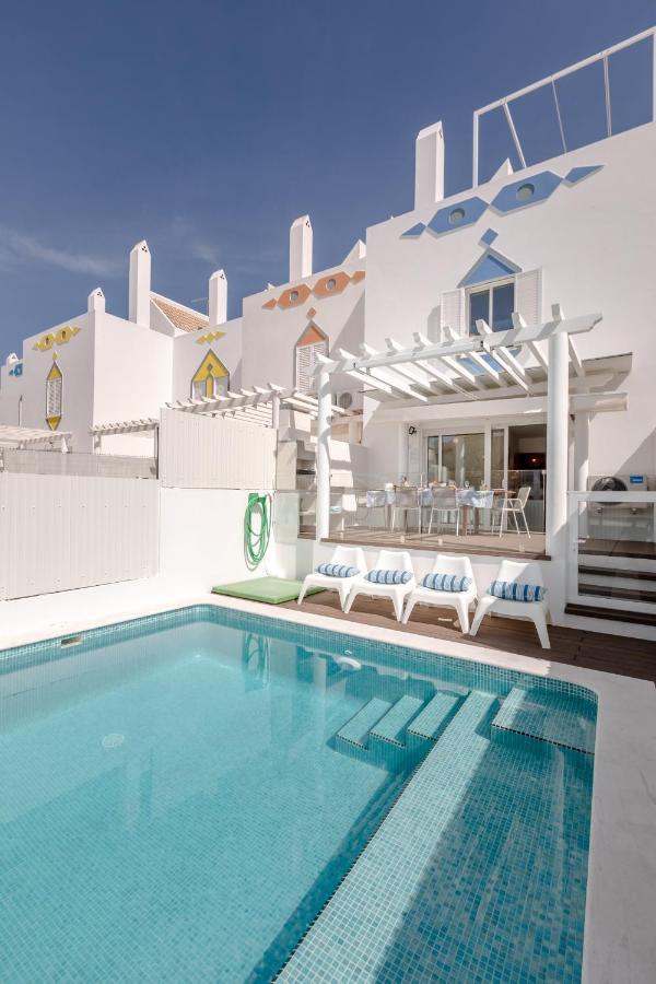 Seascape Villa Private Pool & Rooftop Jacuzzi With Sea View Near Manta Rota Beach Vila Nova de Cacela Dış mekan fotoğraf